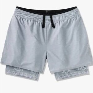 Boys M Chubbies Black and Gray Athletic Shorts